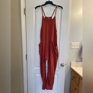 Amazon Women's Rust Jumpsuit